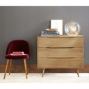 Commode vintage TROCADERO en bois naturel finition patinée - Dakar, Sénégal