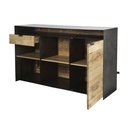 Bar professionnel Cincinnati Business bicolore en bois Comptoir de bar Cincinnati Business design robuste - Dakar, Sénégalet métal