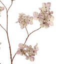 Tige fleur artificielle hydrangea brun