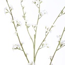 Tige fleur artificielle peach blossom crème