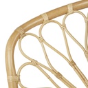 Mobilier écologique - Chaise Meloa en rotin pour intérieur chaleureux au Sénégal