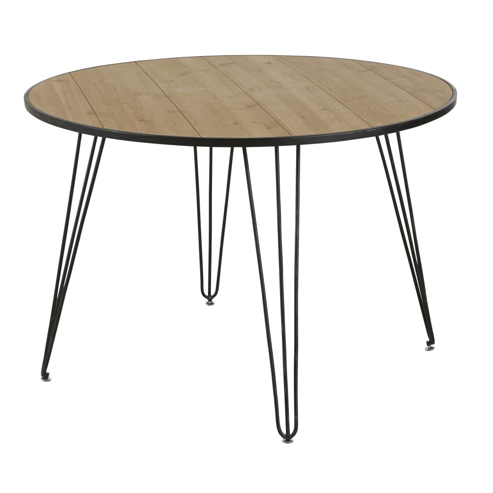 Table à manger ronde Laker beige et noire - Dakar, Sénégal