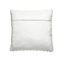 Coussin 45x45 cm VAJEN velours crème