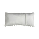 Coussin 60x30 cm VAJEN velours crème