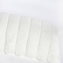 Coussin 60x30 cm VAJEN velours crème