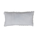 Coussin 60x30 cm VIENNE velours crème