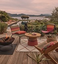 Style contemporain - Fauteuil SAO ANTÃO en résine tressée pour un design coloré et résistant au Sénégal
