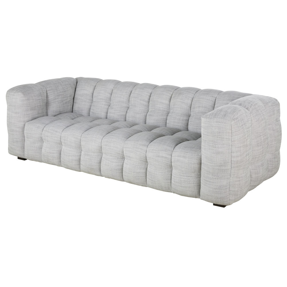 Canapé nuage Lilo, 3 places en tissu bouclette bleu nuit, design moderne, disponible à Dakar, Sénégal