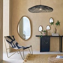 Fauteuil contemporain en coton et métal doré - Dakar, Sénégal