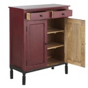 Buffet Tiago 2 portes 2 tiroirs rouge cerise en bois - Dakar, Sénégal