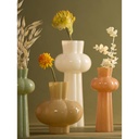 Vase Ø16x35,5 cm KORTESU verre pêche