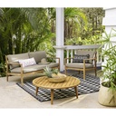 Mobilier de jardin Indiana en bois d’acacia chaleureux - Dakar, Sénégal