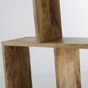 Mobilier design - Étagère LUANDA robuste avec finition naturelle pour salon au Sénégal