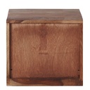 Table de chevet STOCKHOLM en sheesham massif avec tiroir pour chambre élégante à Dakar, Sénégal