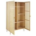 Armoire SOLSTICE en rotin tressé avec 2 portes pour décoration intérieure à Dakar, Sénégal