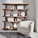 Siège contemporain - Fauteuil FUTURE en pin avec finition blanche pour un style minimaliste chic au Sénégal