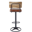 Mobilier design - Chaise bar HARVEY robuste avec finition noire pour intérieur au Sénégal