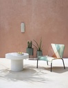 Mobilier design - Lot de 2 pots robustes avec finition naturelle pour salon ou bureau au Sénégal