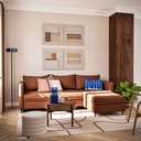 Art mural design - Ensemble de 4 toiles modernes avec nuances neutres pour salon ou chambre au Sénégal