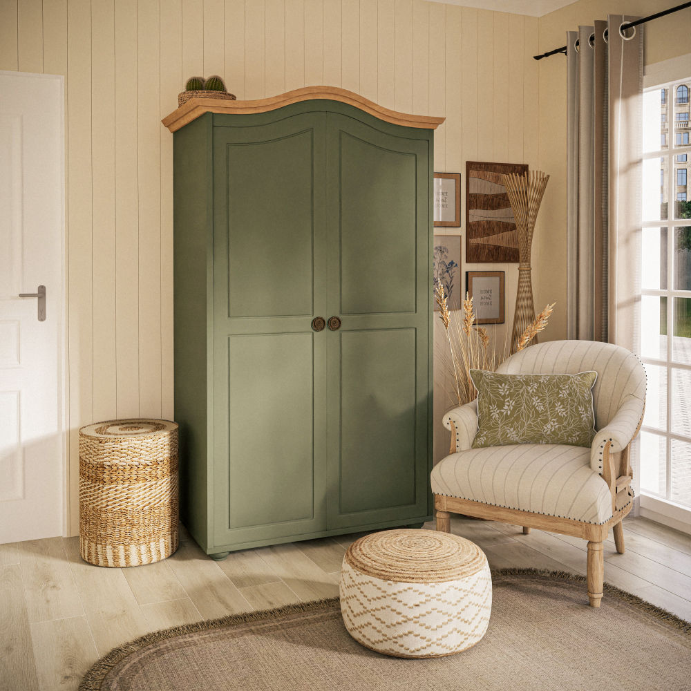 Confort visuel et authenticité - Armoire GUSTAVIA pour une touche chaleureuse dans votre espace à Dakar