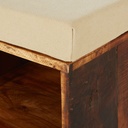 Mobilier design - Banquette robuste avec rangement intégré pour salon ou entrée moderne au Sénégal