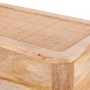 Mobilier design - Malle robuste avec finition naturelle pour rangement ou décoration au Sénégal