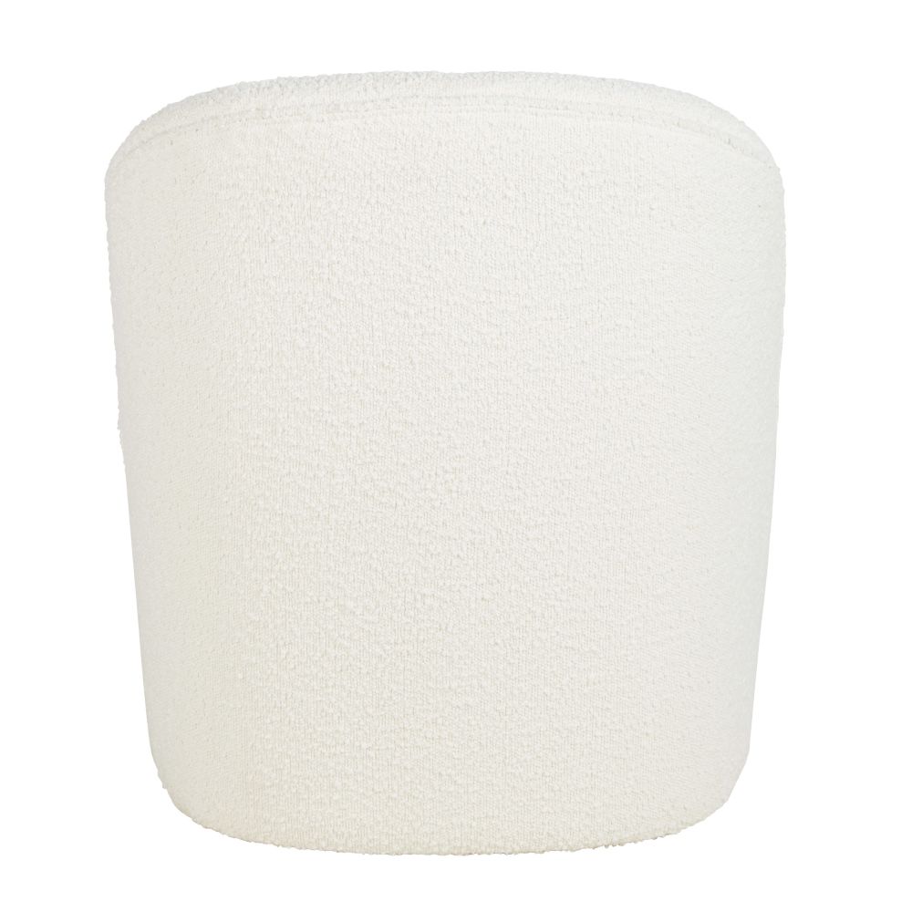 Fauteuil professionnel Blackhill Business en tissu recyclé à bouclettes blanc cassé