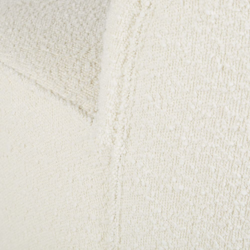 Fauteuil professionnel Blackhill Business en tissu recyclé à bouclettes blanc cassé