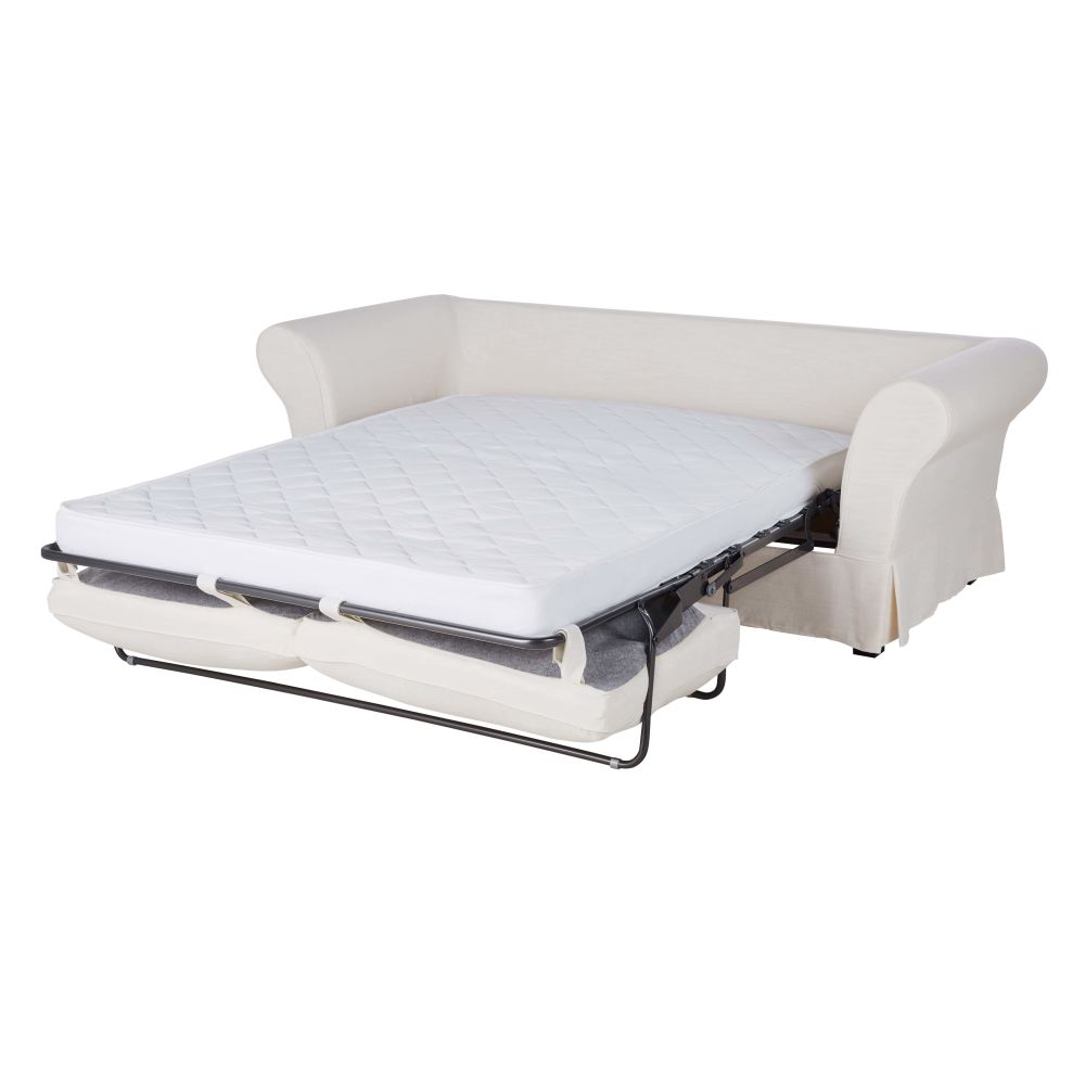 Siège contemporain - Canapé en tissu effet lin pour un style minimaliste chic au Sénégal