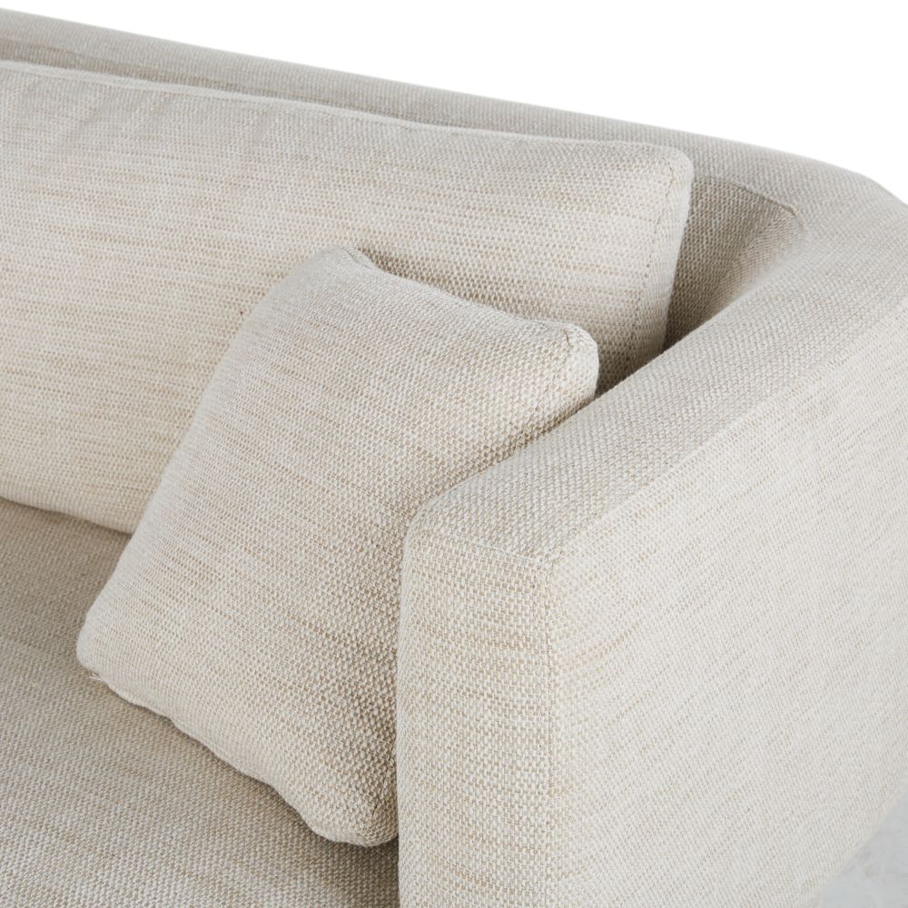 Méridienne gauche MODJO 3/4 beige sable pour décoration intérieure élégante à Dakar, Sénégal
