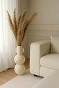Vase Ondine en métal beige gm, Dakar, Sénégal