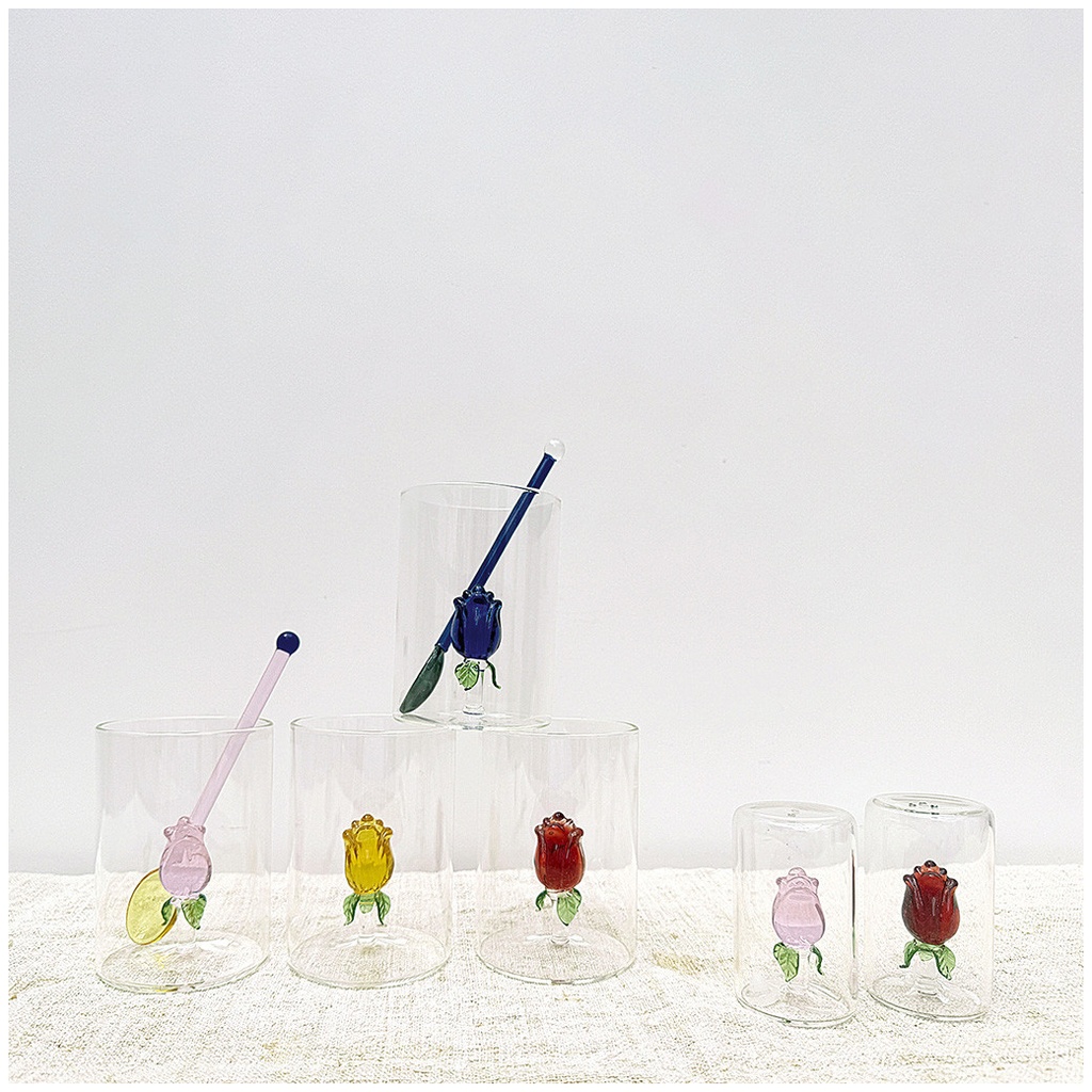 Sel et poivre 3D fleurs assorties D4,4 H7,6cm
