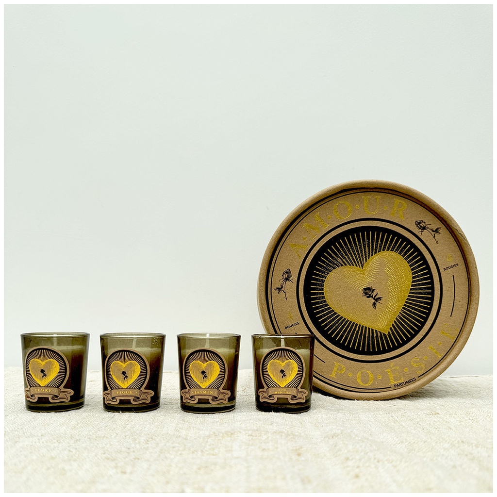 Bougie amour figue D8 H9,2cm