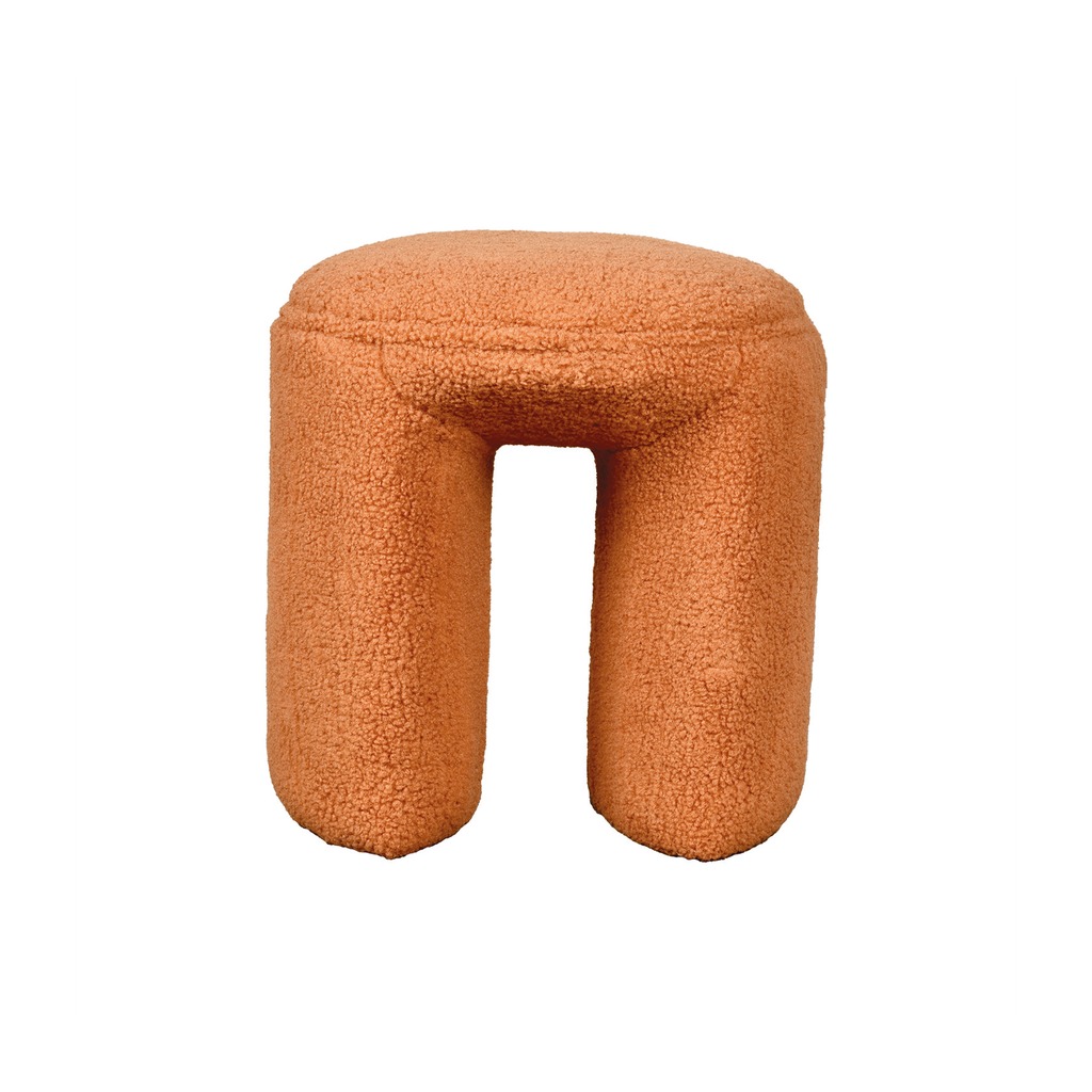 Tabouret Vincent teddy ocre