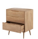 Commode Trocadero 3 tiroirs en manguier massif
