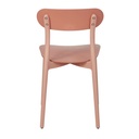 Chaise Eve design en polypropylène terracotta