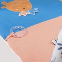 Tapis d'éveil Madrid bébé carré animaux multicolores
