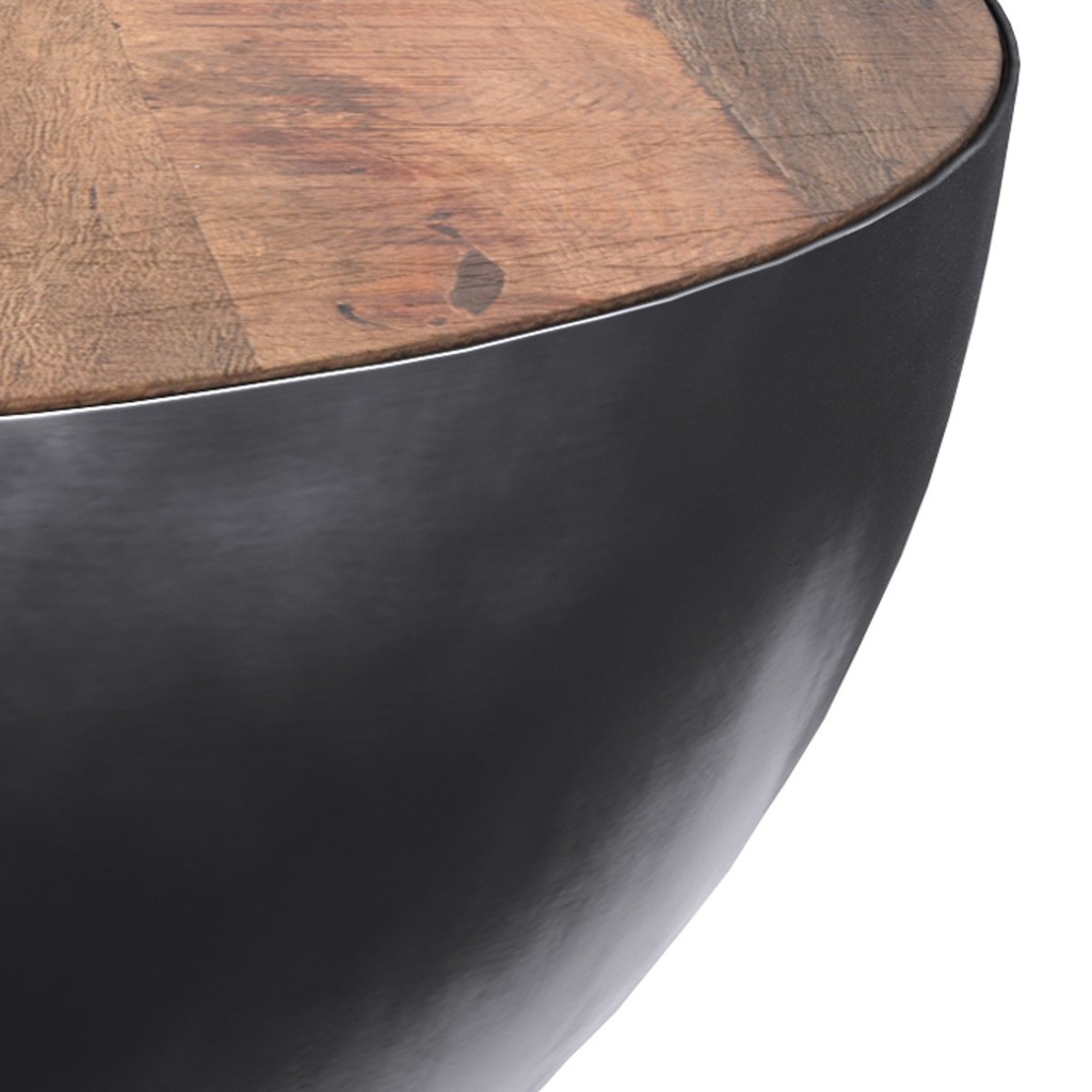 Table basse Indore en bois de manguier et métal