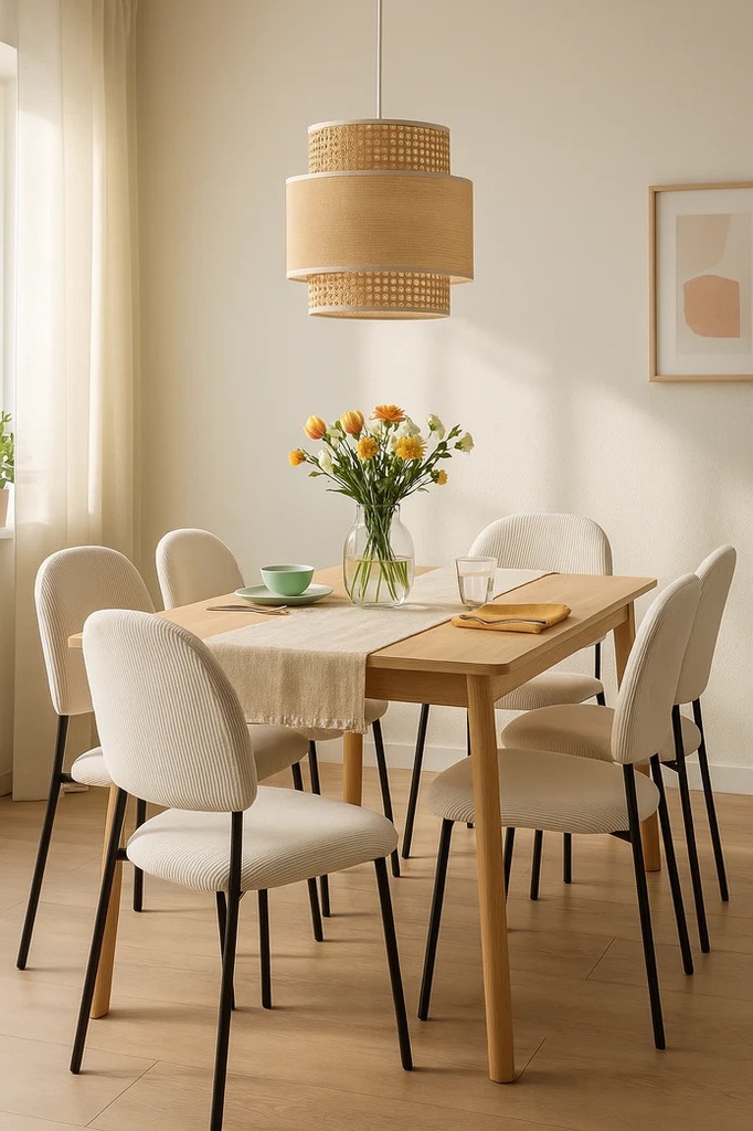 CHAISE DE SALLE À MANGER BEIGE
