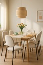 CHAISE DE SALLE À MANGER BEIGE