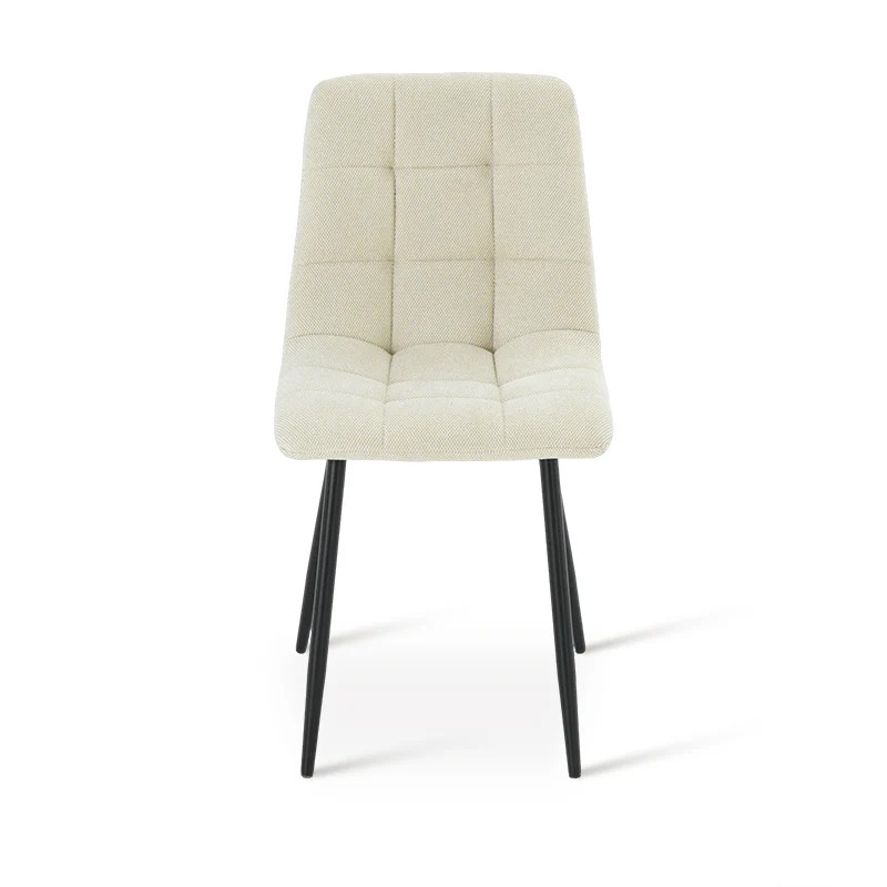 Chaise Alice en tissu beige foncé