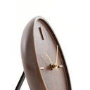 Horloge Veti en bois manguier teinté marron