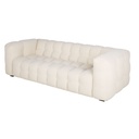 Canapé nuage Lilo, 3/4 places en tissu bouclette bleu nuit, design moderne, disponible à Dakar, Sénégal