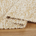 Tapis Barcelone, en coton recyclé et jute tissé, format 160x230 cm, disponible à Dakar, Sénégal
