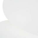 Tables basses gigognes Lumpa de jardin en acier blanc