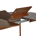 Table à manger Griffith ronde extensible 6/8 personnes L120/165