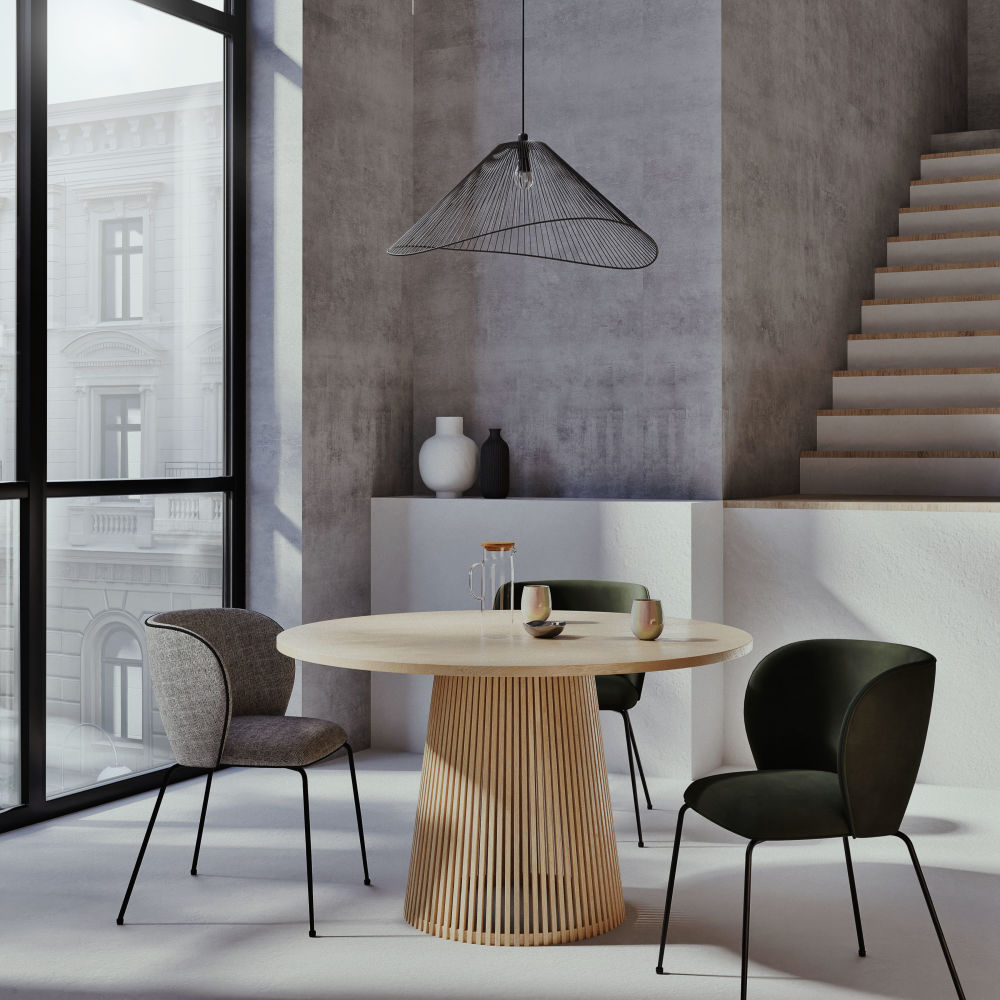 Table à manger Sendai ronde 6 personnes D130