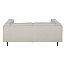 Canapé Nemo 2/3 places en en velours côtelé gris clair