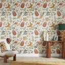 Papier peint Alya intissé motif tropical multicolore 336x300