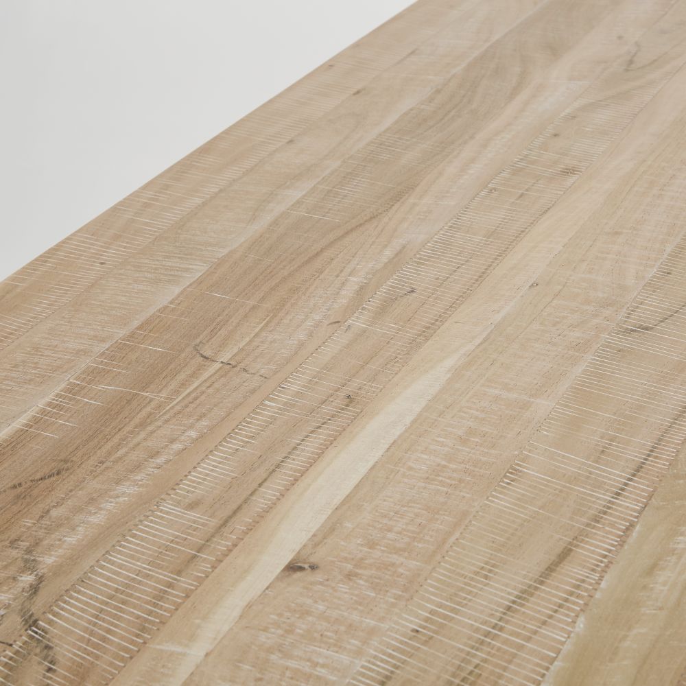 Table à manger Gaya en acacia massif 6/8 personnes L180